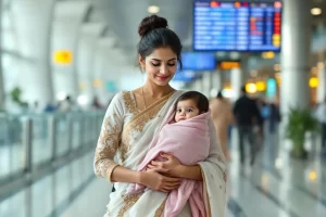 Infant Travel Canada to India
