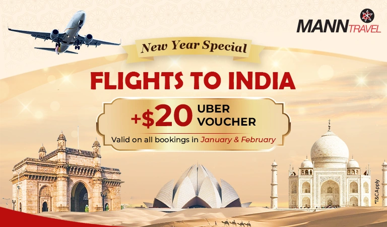 offer-slider - Mann Travel Canada New Year Special – Flights to India