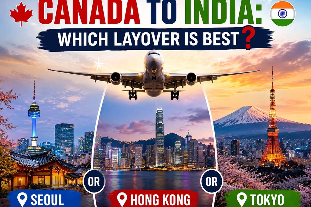 Canada to India- Which Layover Is Best Seoul Hong