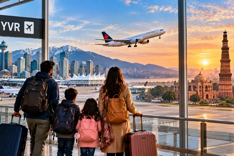 Flights Vancouver to Delhi A Simple Guide for Lower Mainland Families