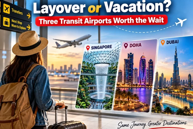 Layover or Vacation- Three Transit Airports Worth