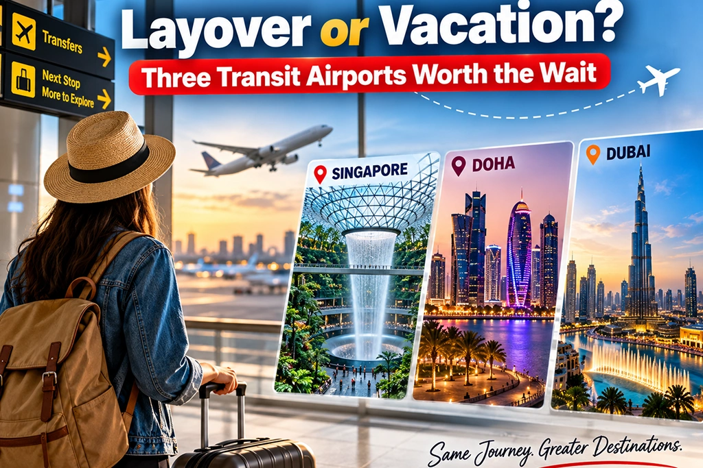 Layover or Vacation- Three Transit Airports Worth
