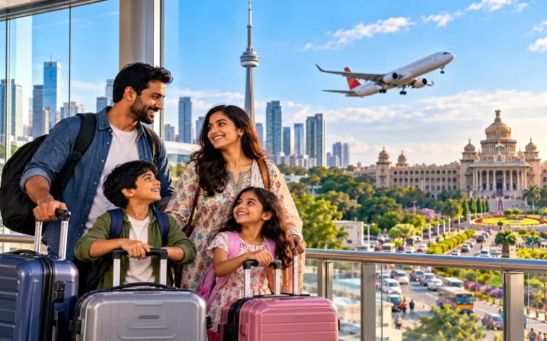 Flights Toronto to Bengaluru One-Stop Options Journey Times and Tips for GTA Families