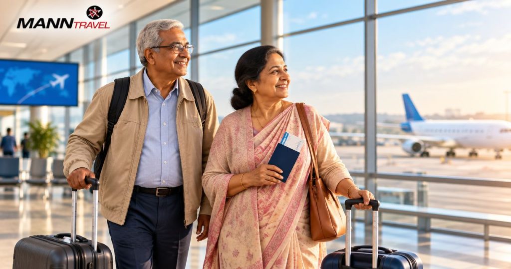 Calgary to Amritsar flights for parents travelling alone